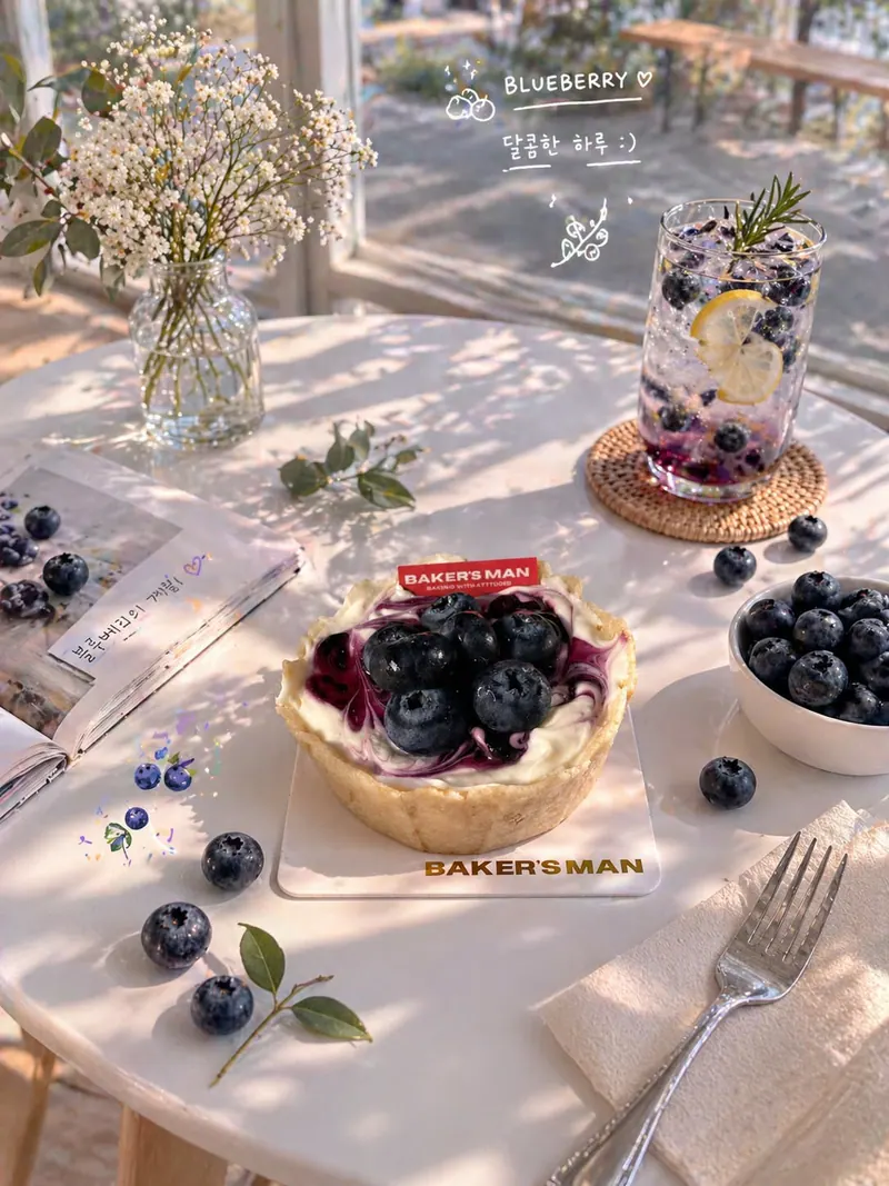บลูชีสครัมเบิล (ชิ้น) — Blueberry Cheese Crumble Slice