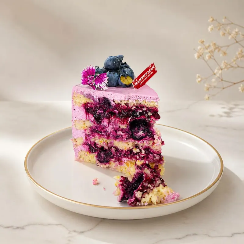 บลูเลมอนกรีกโยเกิร์ต (ชิ้น) — Blueberry Lemon Greek Yogurt Slice