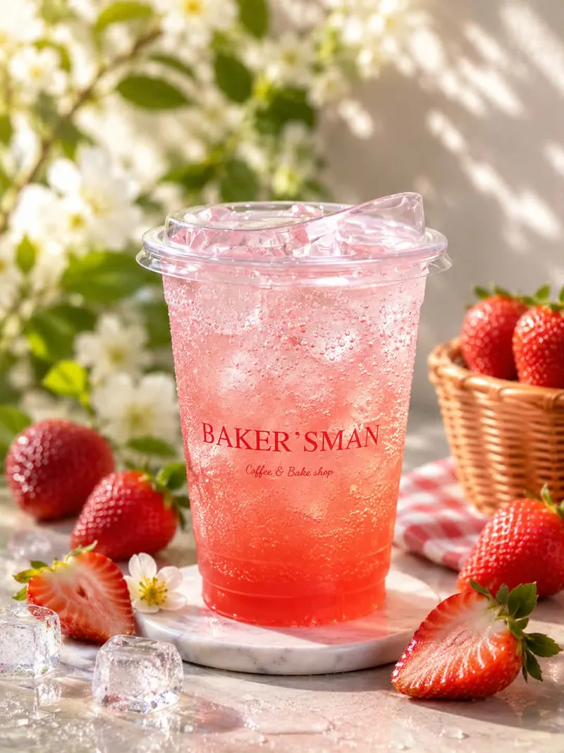 สตรอว์เบอร์รีโซดา Strawberry Soda