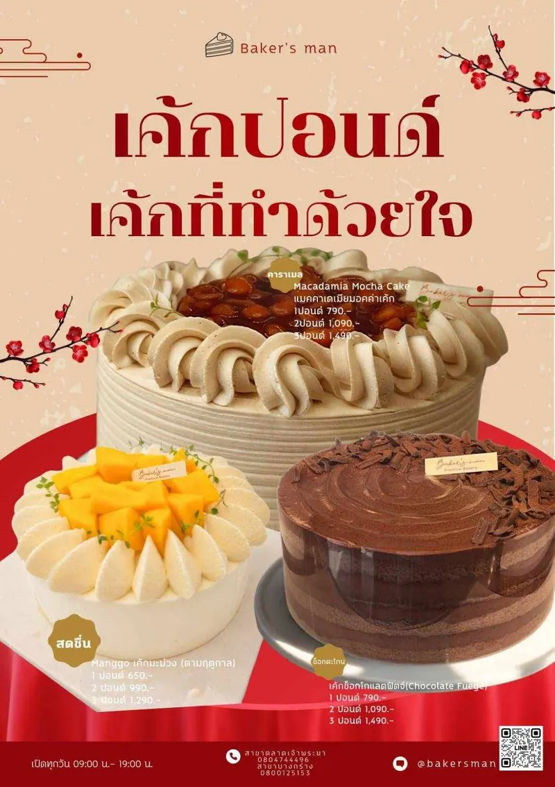 เค้กมะม่วง — Mango Cake